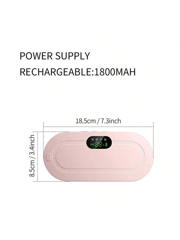 Heating Pad Women Period Pain Cramp Relief Belt Portable Menstrual Heating Pad With 3 Heat Levels And 4 Modes Electric Belt Massage (Random Color)