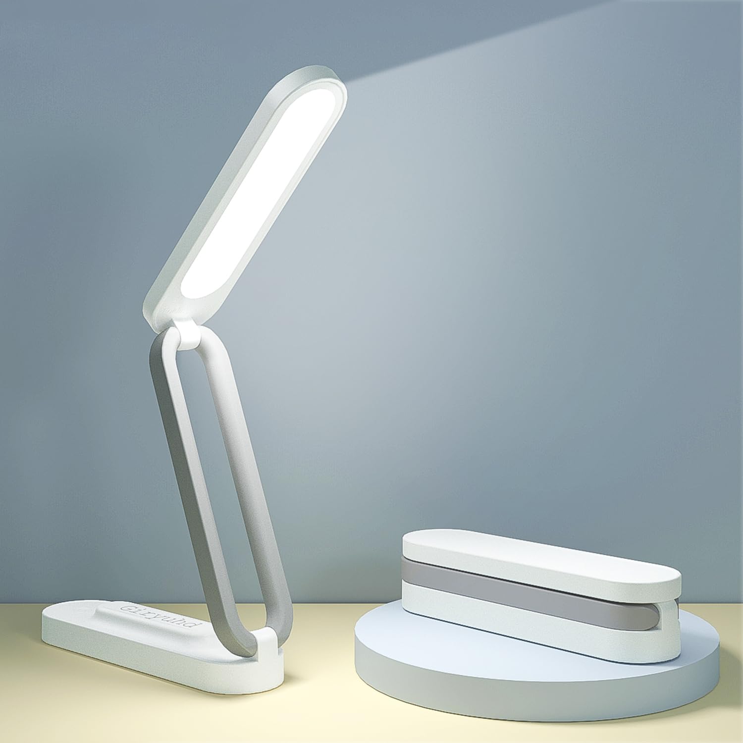 B005 LED Folding Table Lamp – Rechargeable Stepless Dimmable Desk Light with Type-C Charging & Lithium Battery